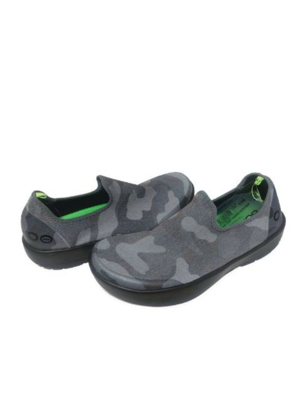Oofos OOmg Eezee Recovery Shoes Womens Size 11 Gray Camo Slip On Walking Sneaker - Picture 9 of 9